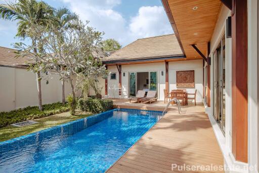 Modern Oriental-style 2-Bedroom Niche Pool Villa for Sale in Naiharn, Phuket