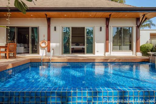 Modern Oriental-style 2-Bedroom Niche Pool Villa for Sale in Naiharn, Phuket