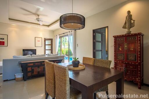 Modern Oriental-style 2-Bedroom Niche Pool Villa for Sale in Naiharn, Phuket