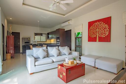 Modern Oriental-style 2-Bedroom Niche Pool Villa for Sale in Naiharn, Phuket