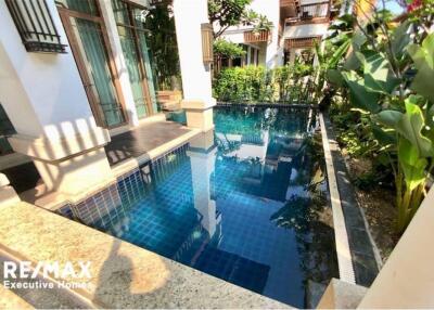 Private Single House for Rent in a Secure Compound in Sathon - Your Perfect Family Residence!