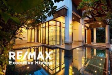 For rent single house 5 bedrooms in nice compound Sathorn