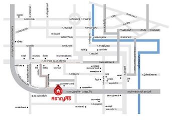 Map layout of local streets and routes