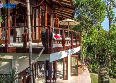 Waterfall Villa Samui with Panoramic Seaview at Santikhiri Estate