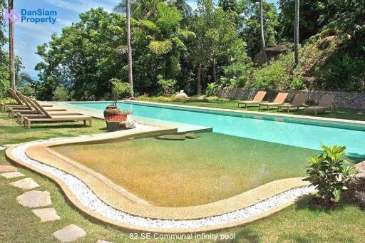 Samui Seaview Villa on Large Land at Santikhiri Estate