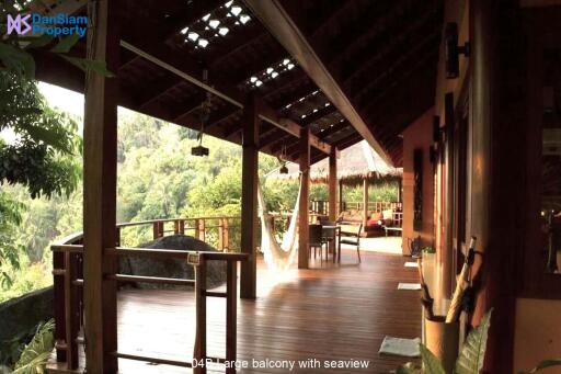 Samui Seaview Villa on Large Land at Santikhiri Estate