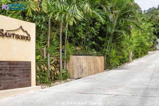 Samui Seaview Villa on Large Land at Santikhiri Estate