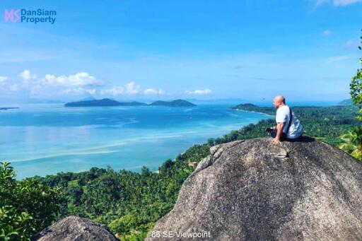 Samui Seaview Villa on Large Land at Santikhiri Estate