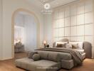 Elegant Bedroom with Sophisticated Decor in Orienna Azure Villas
