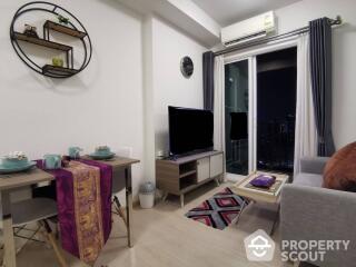 1-BR Condo at Chapter One Eco (ratchada-Huaikhwang) near MRT Huai Khwang