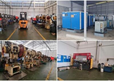 Spacious industrial facility with various machinery and equipment