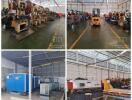 Industrial machinery and working space in a manufacturing plant