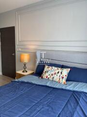 Cozy bedroom interior with elegant design and comfortable bedding