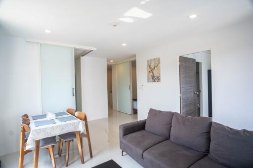 Spacious living room with natural lighting