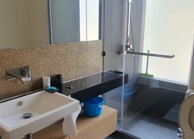 Modern Bathroom with Glass Shower Enclosure