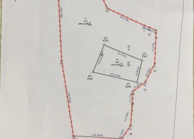 Property lot layout and dimensions