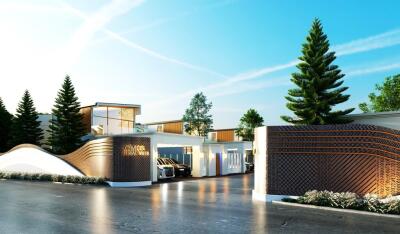 New luxury pool villa in Mabprachan area for sale
