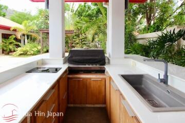 Modern and Solid 3 Bedroom Pool Villa on a Large Plot For Sale Hana Mauka in Pranburi (Furnished)