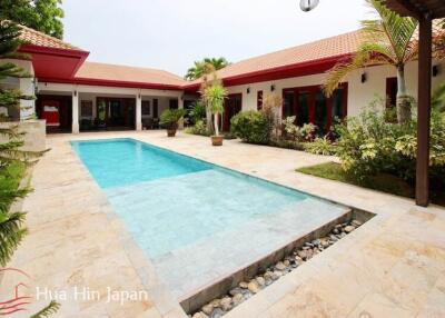 Modern and Solid 3 Bedroom Pool Villa on a Large Plot For Sale Hana Mauka in Pranburi (Furnished)