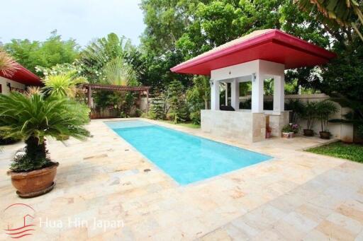 Modern and Solid 3 Bedroom Pool Villa on a Large Plot For Sale Hana Mauka in Pranburi (Furnished)