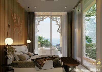 Exclusive 3-Bedroom Sea View Villa in the Hills of Kamala, Phuket - 3.5 km from the Beach