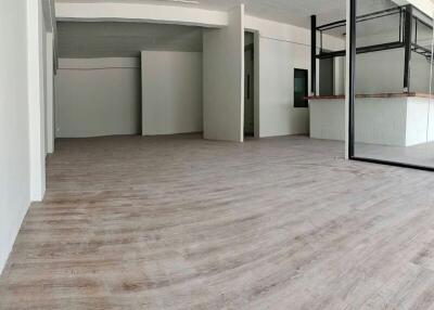 Spacious unfurnished interior of a modern apartment