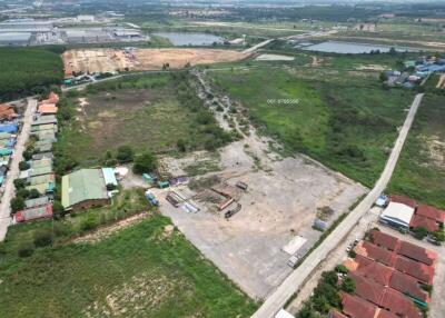 Aerial view of undeveloped land for sale