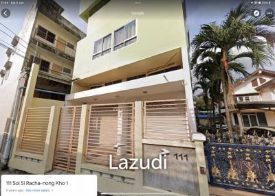 Land for sell with house and apartment