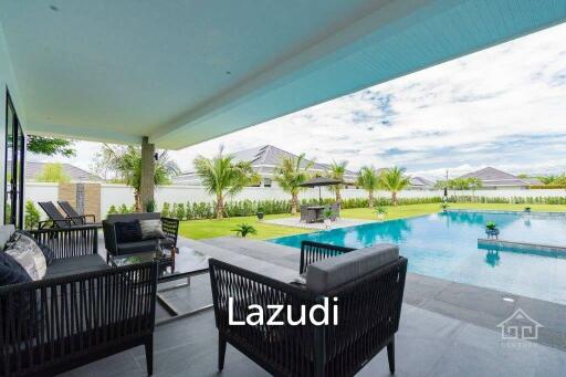 THE CLOUDS : Great Quality and Design 4 bed pool villa on large plot