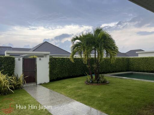 A Solid and Spacious 3 Bedroom Pool Villa in Popular Baan Phu Thara project near Black Mountain Golf for Sale in Hua Hin