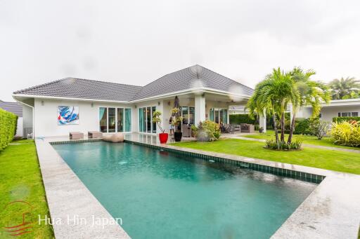 A Solid and Spacious 3 Bedroom Pool Villa in Popular Baan Phu Thara project near Black Mountain Golf for Sale in Hua Hin