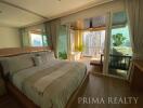 Spacious Bedroom with Access to Sunny Balcony