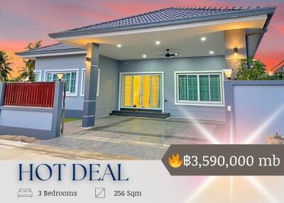 Brand New 3 Bedroom Villa In East Pattaya For Sale