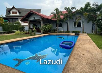 3 Bed 300 SQ.M Single Storey House with Pool