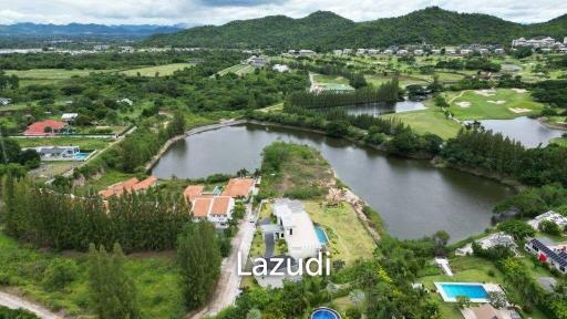 Outstanding Modern Lakeside 3 bed pool villa with 1 bed guesthouse and Maids Quarters near Black Mountain Golf Course.