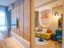 Cozy and Stylish Modern Bedroom with Elegant Decor
