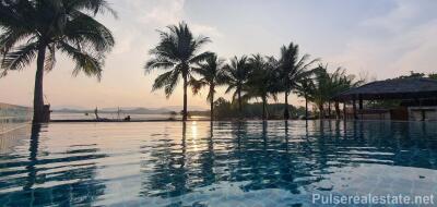 Two Waterfront Jindarin Beach Resort Bungalows for Sale on Cocunut Island, Phuket