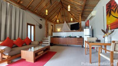 Two Waterfront Jindarin Beach Resort Bungalows for Sale on Cocunut Island, Phuket