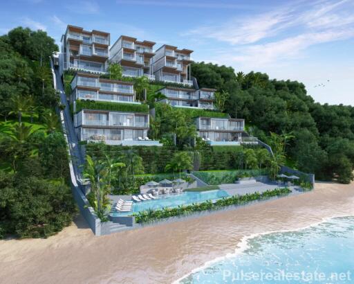 Luxury 4-Bedroom Sea View Ao Yon Beach Villa for Sale in Private Resort-style Beach Pool Complex
