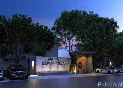 Luxury 5-Bedroom Sea View Ao Yon Beach Villa for Sale in Private Resort-style Beach Pool Complex