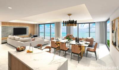 Luxury 5-Bedroom Sea View Ao Yon Beach Villa for Sale in Private Resort-style Beach Pool Complex