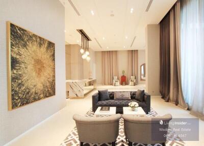 Elegant living room interior with modern decor