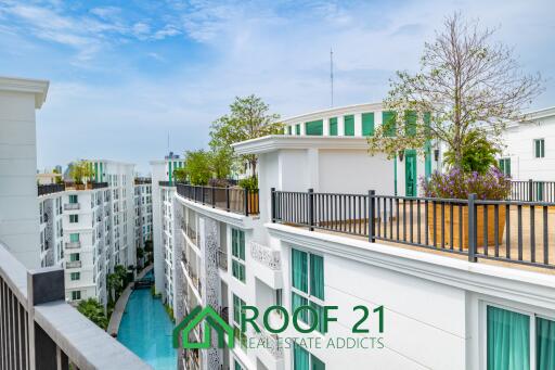 Olympus City Garden: A Resort-Style Condo with Fully Furnished Room and Pool View