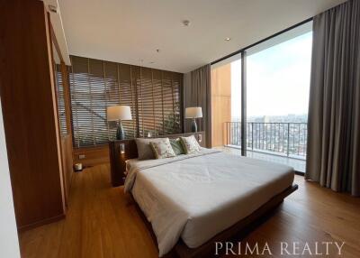 Spacious Modern Bedroom with City View