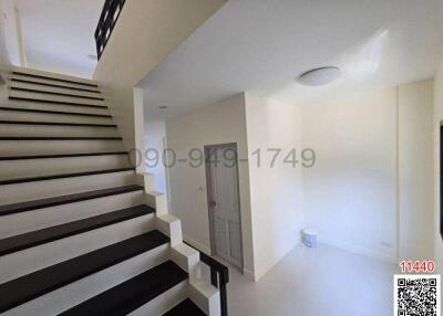 Modern staircase in a contemporary home interior