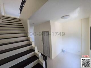 Modern staircase in a contemporary home interior