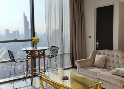 1-BR Condo at The Bangkok Sathorn near BTS Surasak