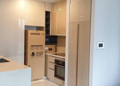 Modern kitchen with new appliances and ample cabinet space