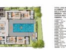Architectural floor plan of a residential property with detailed room layout and measurements