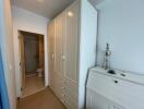 Spacious bedroom with built-in wardrobes and ensuite bathroom